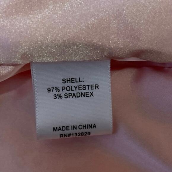 NBD Kehlani Pink Silk Satin Strapless Tube Bandeau Sleeveless Bustier Crop Top S - Picture 6 of 6